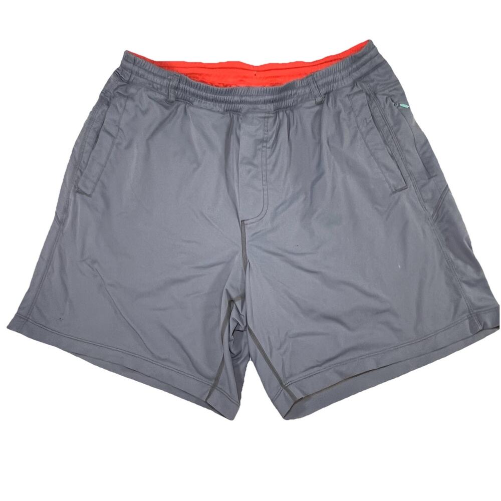 Birddogs Shorts Mens Size XL Gray 7" Lined Athletic Training Performance Gym
